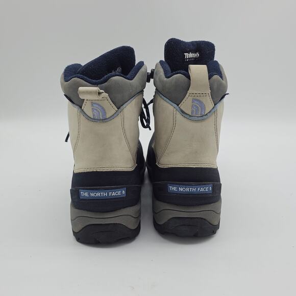 The North Face Women’s Primaloft Winter Boots Size 10 Waterproof Navy/White/Grey - Picture 4 of 8